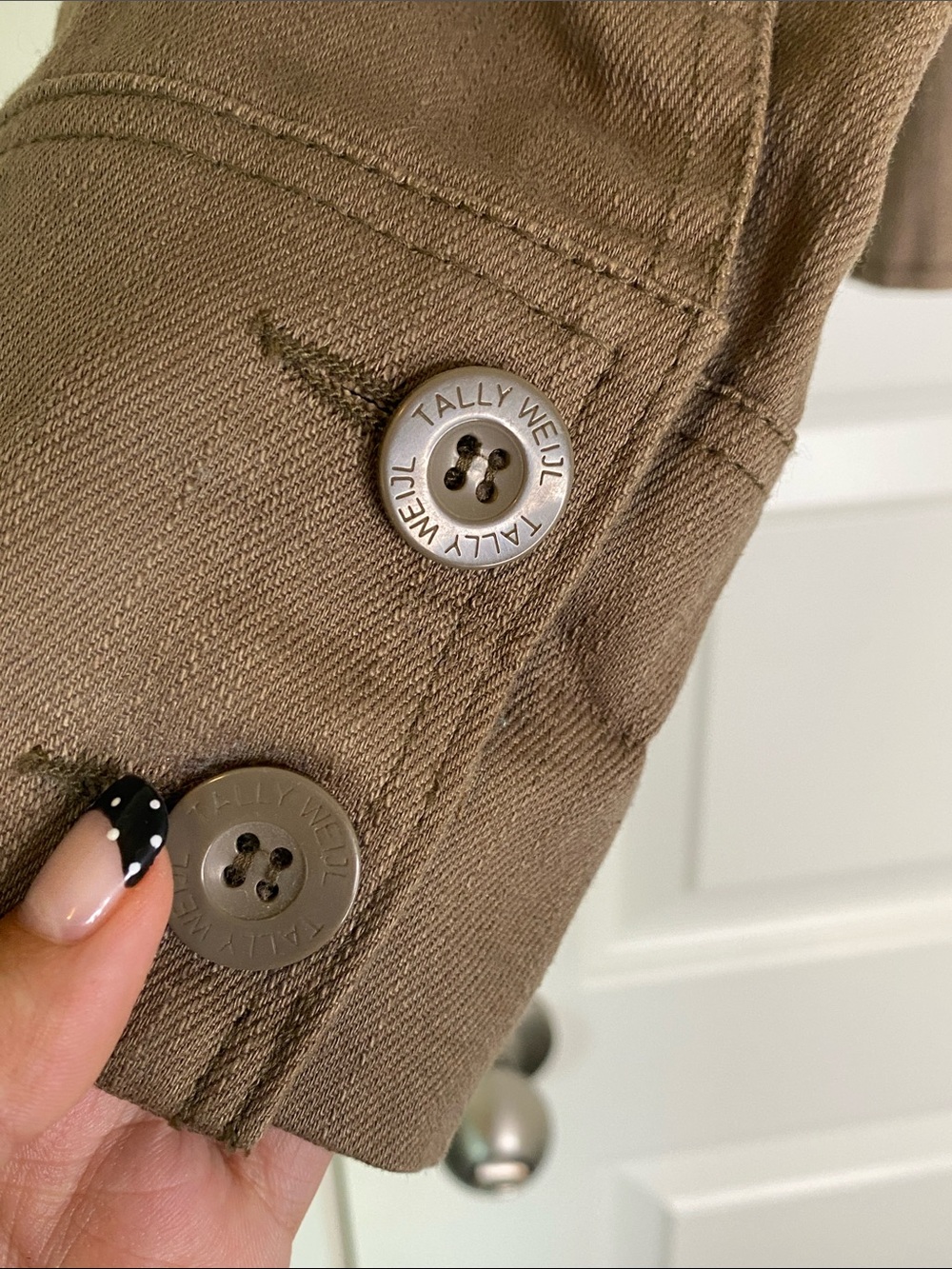 RARE Vintage Utility Military-Style Tan Jacket - Picture 7 of 8